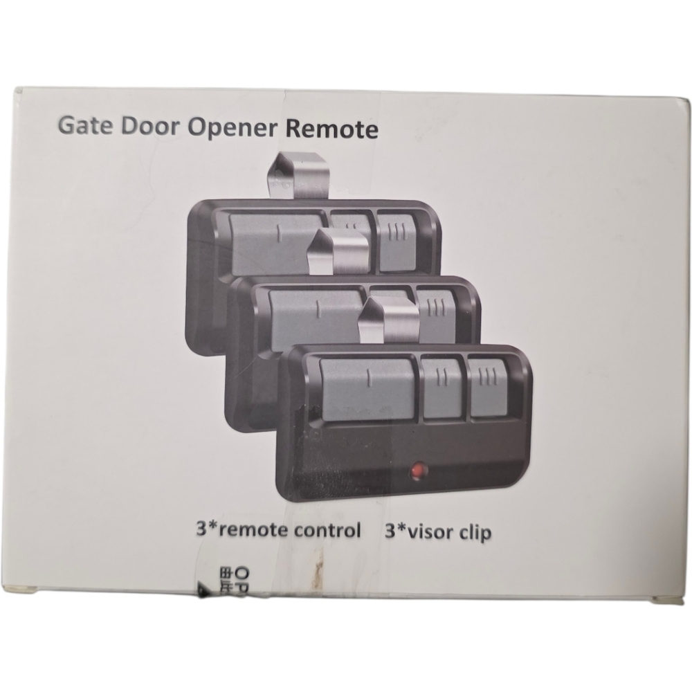 x3 Universal 3 Button Garage Door Opener Remote For 5 Colors Of Learn Pair